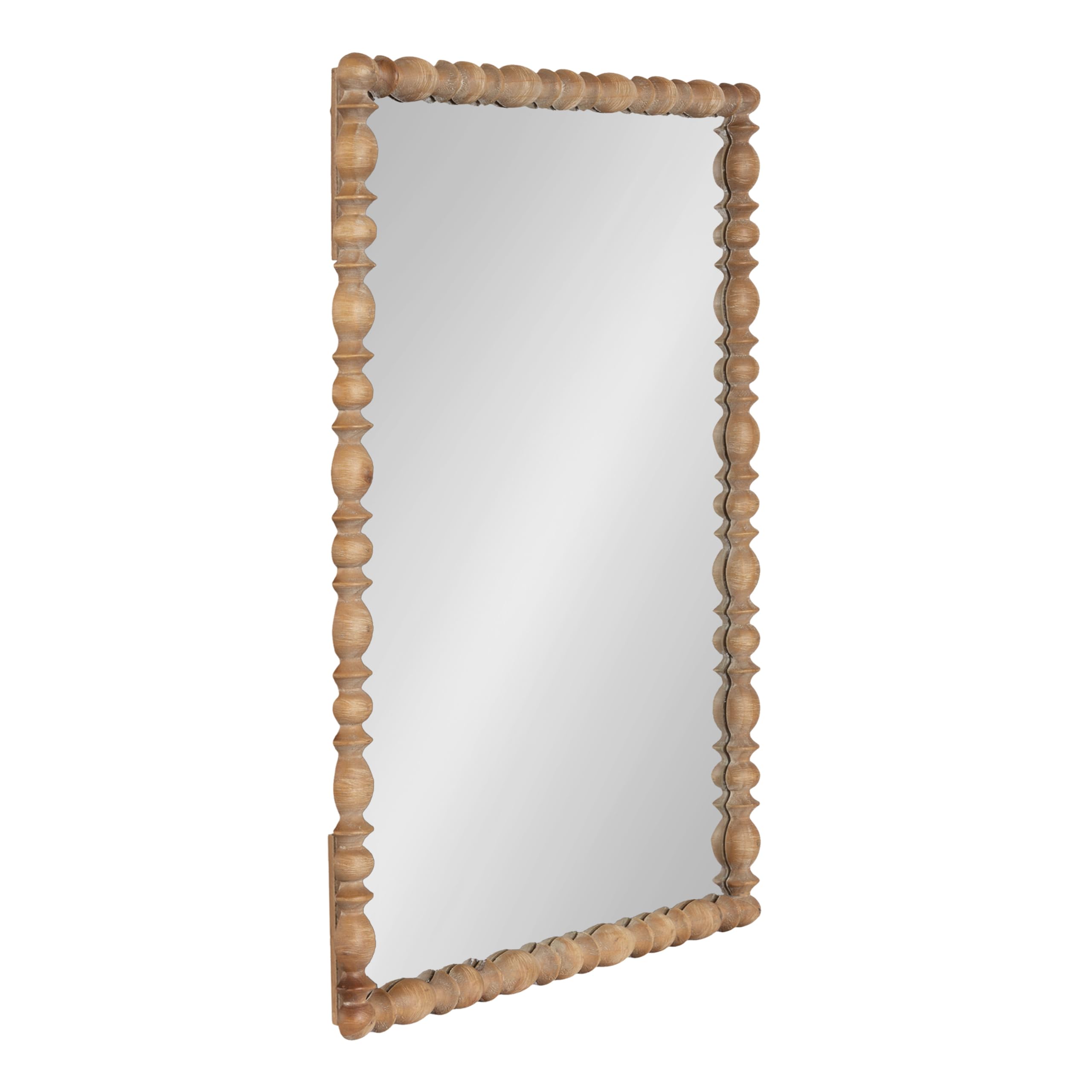 Amazon.com: Kate and Laurel Prindle Turned Wood Beaded Rectangle